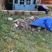 Garden wall builders Woking