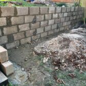 Retaining wall builders near Woking